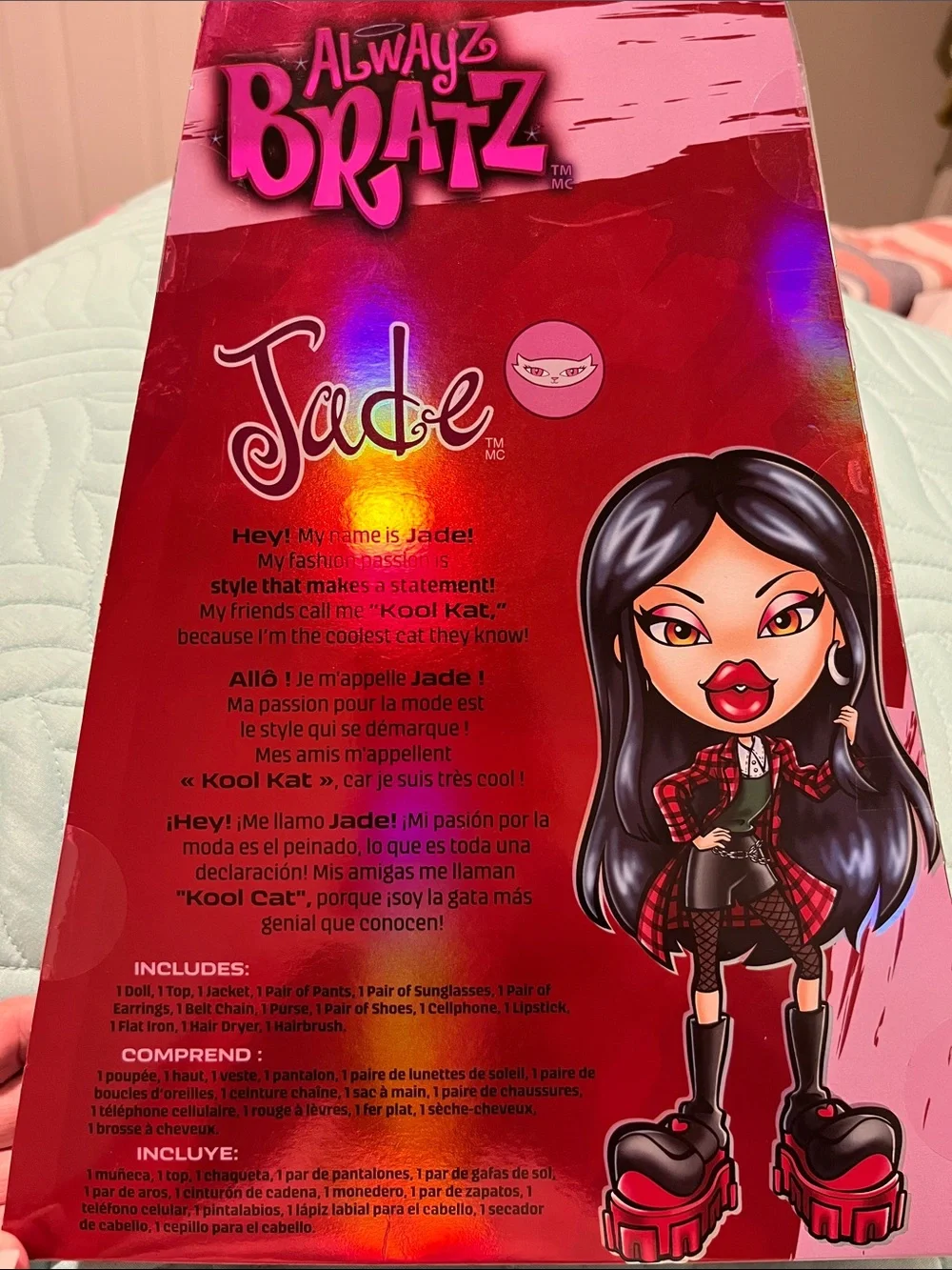 Alwayz BRATZ - Jade Fashion Doll - Red Plaid Outfit